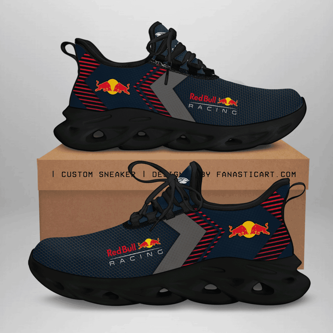 Ideafootwear Red Bull Racing Max Soul Shoes Sneakers For Men And Women 13