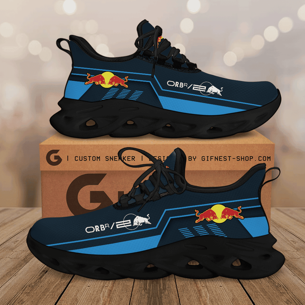 Ideafootwear Red Bull Racing Max Soul Shoes Sneakers For Men And Women 48
