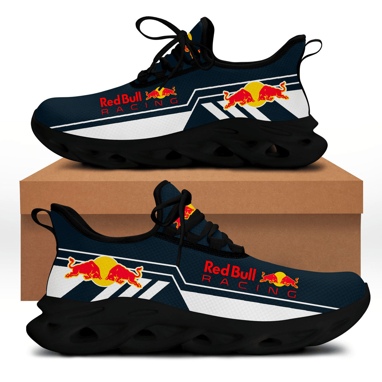 Ideafootwear Red Bull Racing Max Soul Shoes Sneakers For Men And Women 29