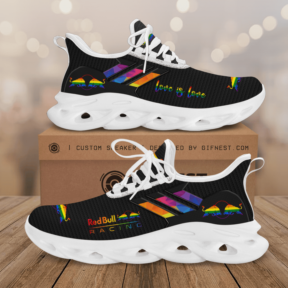 Ideafootwear Red Bull Racing Max Soul Shoes Sneakers For Men And Women 4