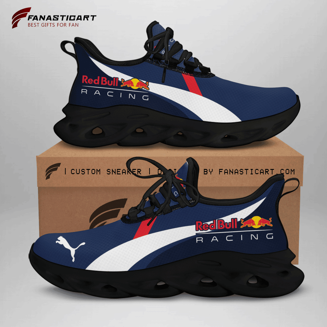 Ideafootwear Red Bull Racing Max Soul Shoes Sneakers For Men And Women 41
