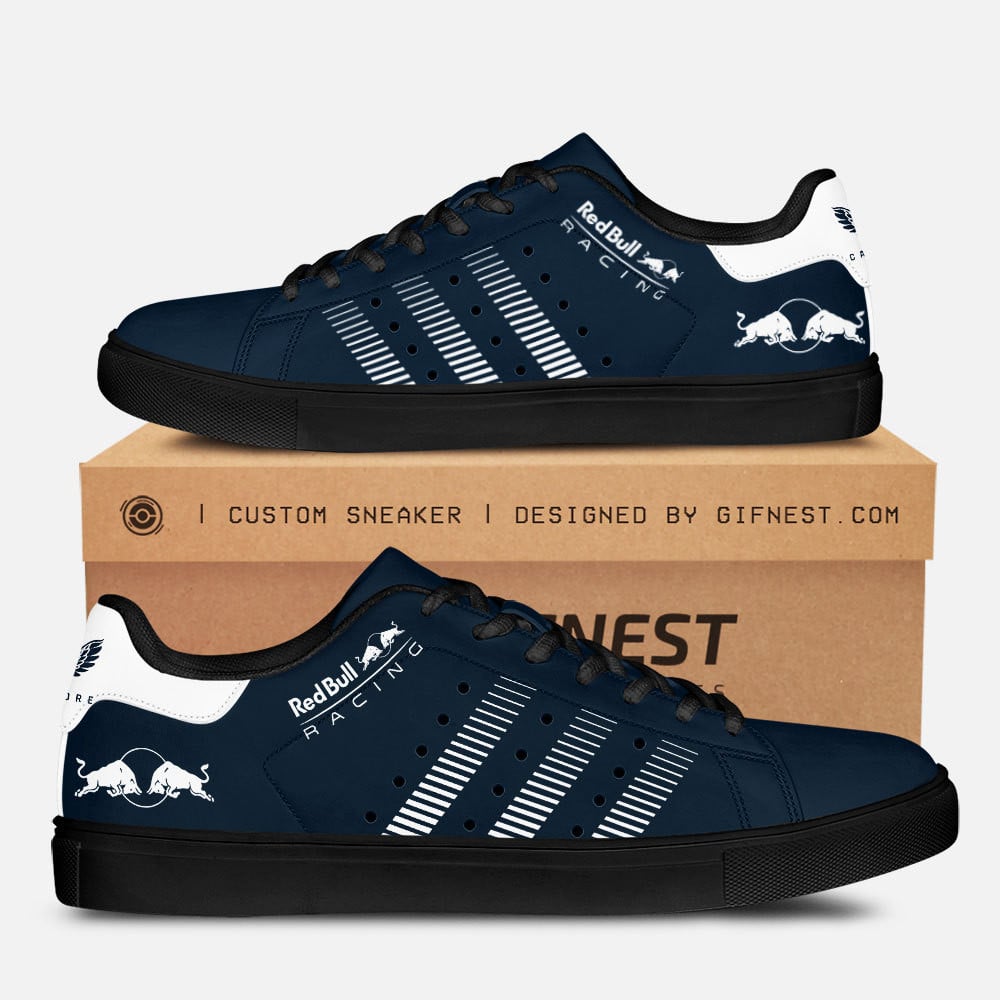 Ideafootwear Red Bull Racing Skate Stan Shoes Sneakes For Men And Women 7