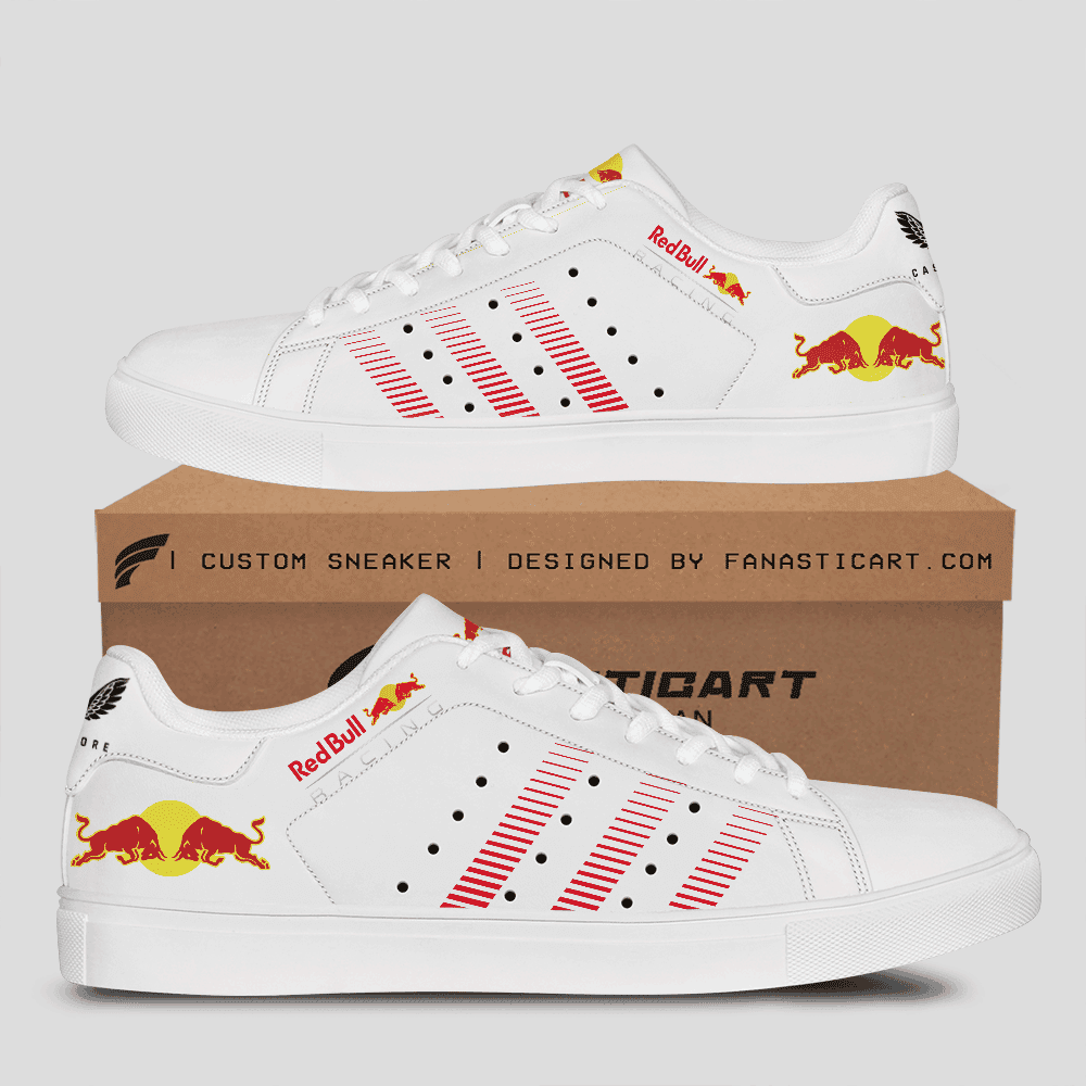 Ideafootwear Red Bull Racing Skate Stan Shoes Sneakes For Men And Women 28