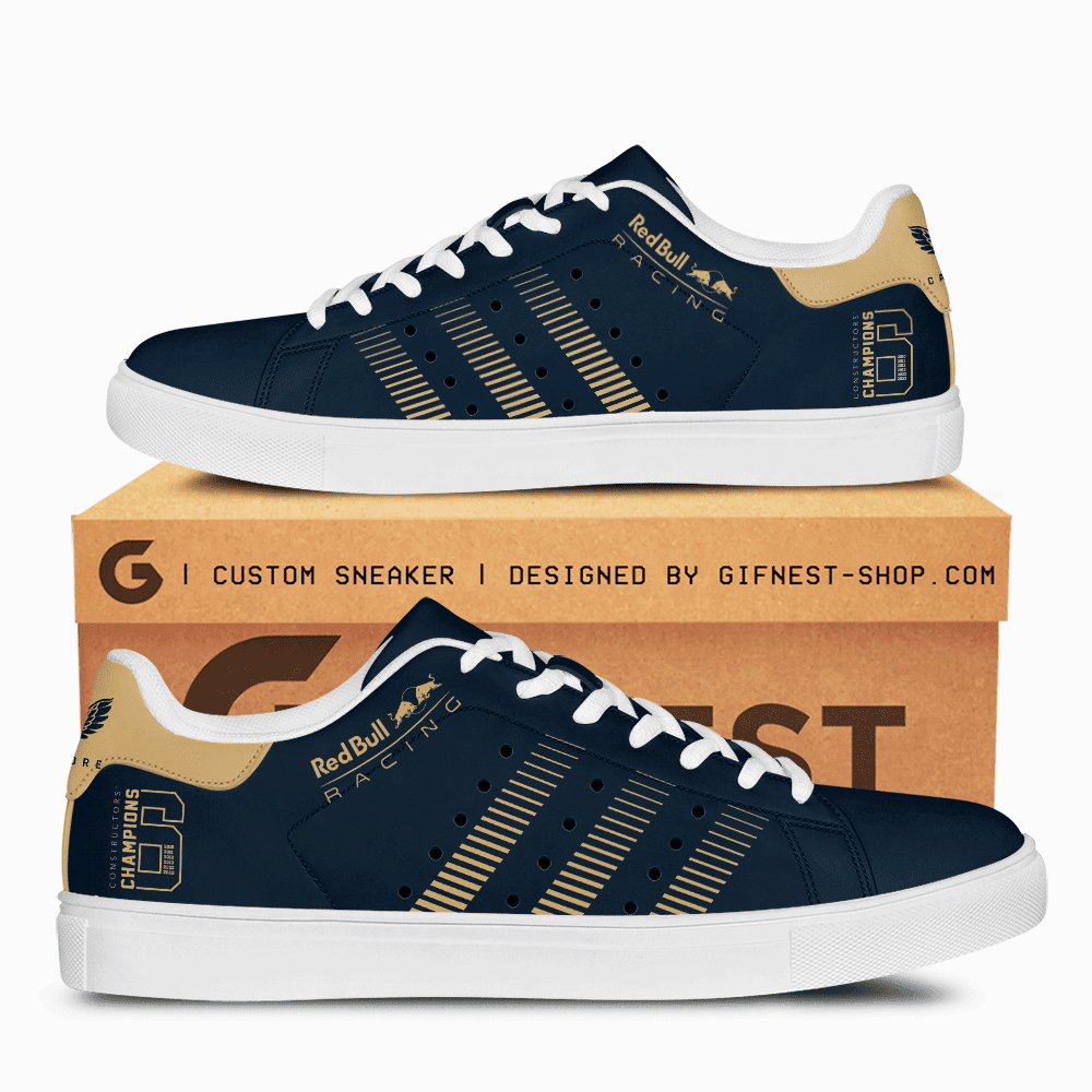 Ideafootwear Red Bull Racing Skate Stan Shoes Sneakes For Men And Women 6