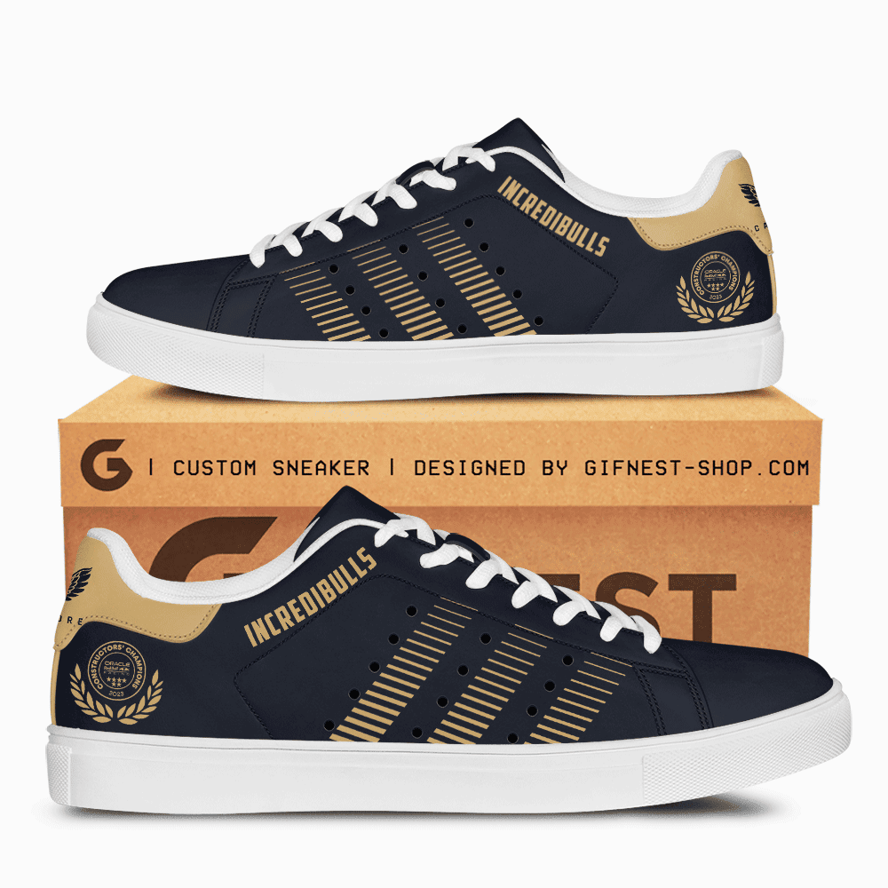 Ideafootwear Red Bull Racing Skate Stan Shoes Sneakes For Men And Women 8