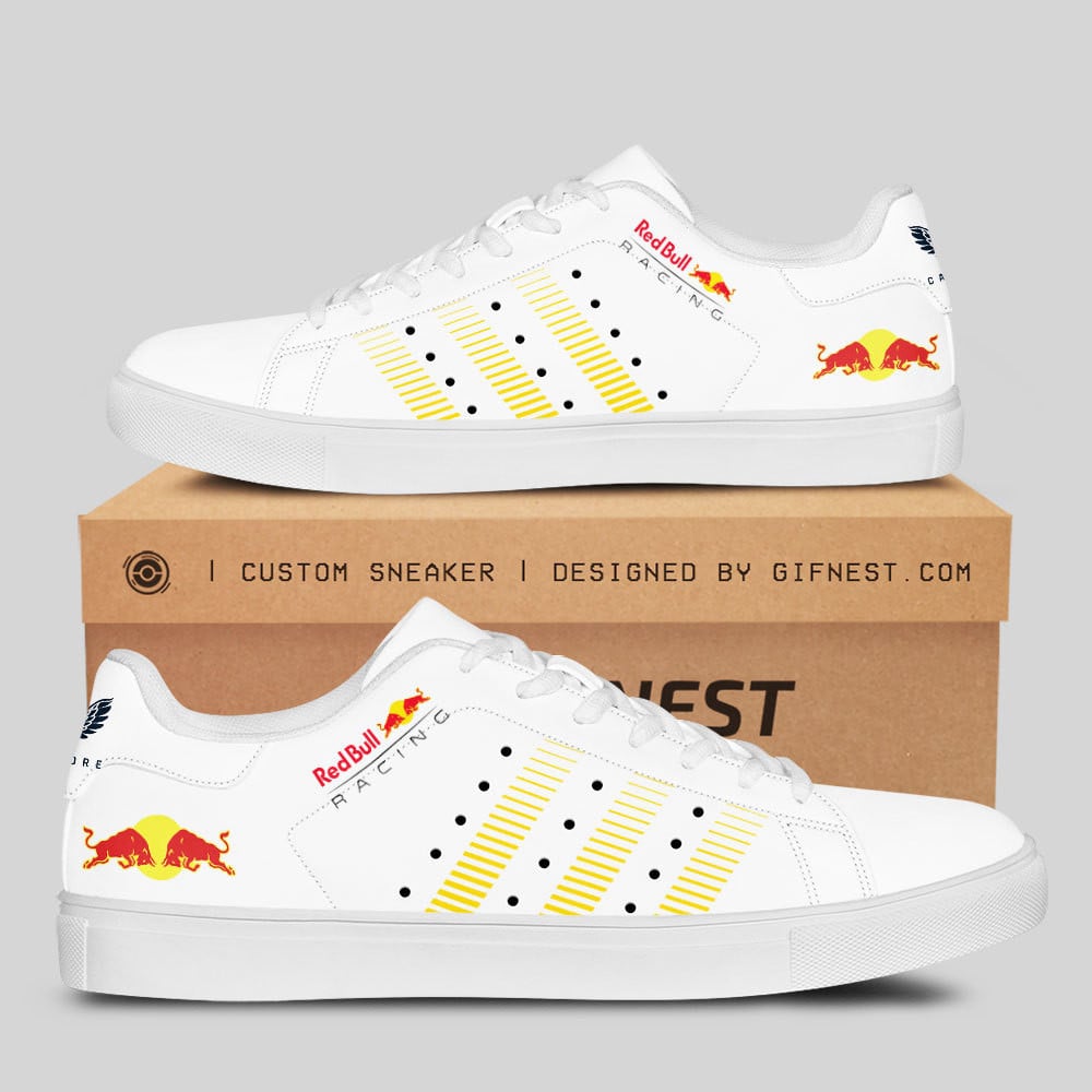Ideafootwear Red Bull Racing Skate Stan Shoes Sneakes For Men And Women 12