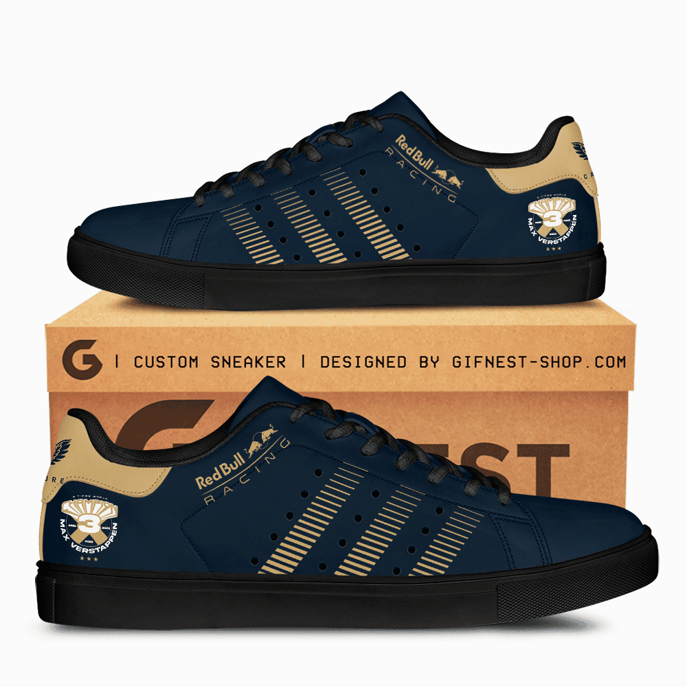 Ideafootwear Red Bull Racing Skate Stan Shoes Sneakes For Men And Women 15