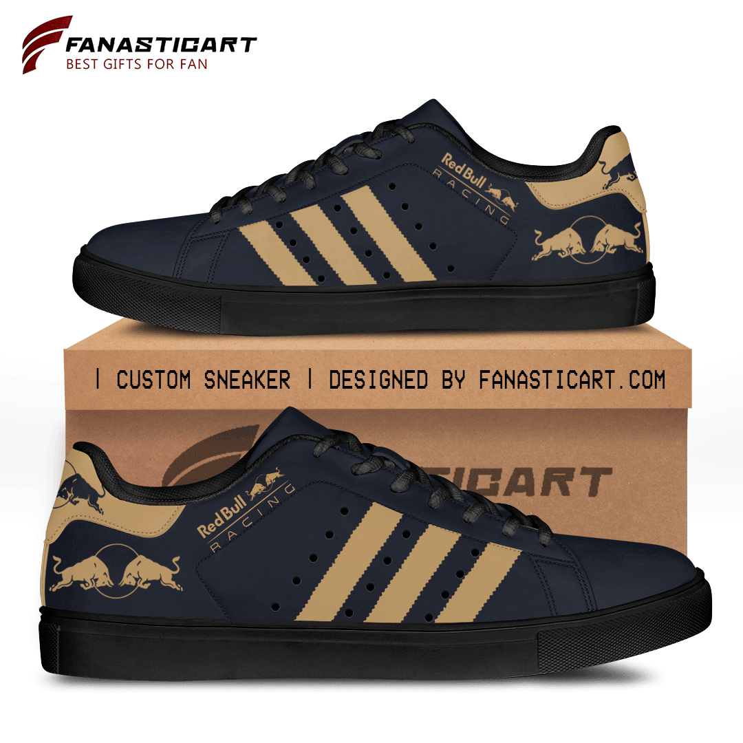 Ideafootwear Red Bull Racing Skate Stan Shoes Sneakes For Men And Women 23
