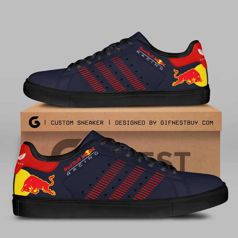 Ideafootwear Red Bull Racing Skate Stan Shoes Sneakes For Men And Women 1