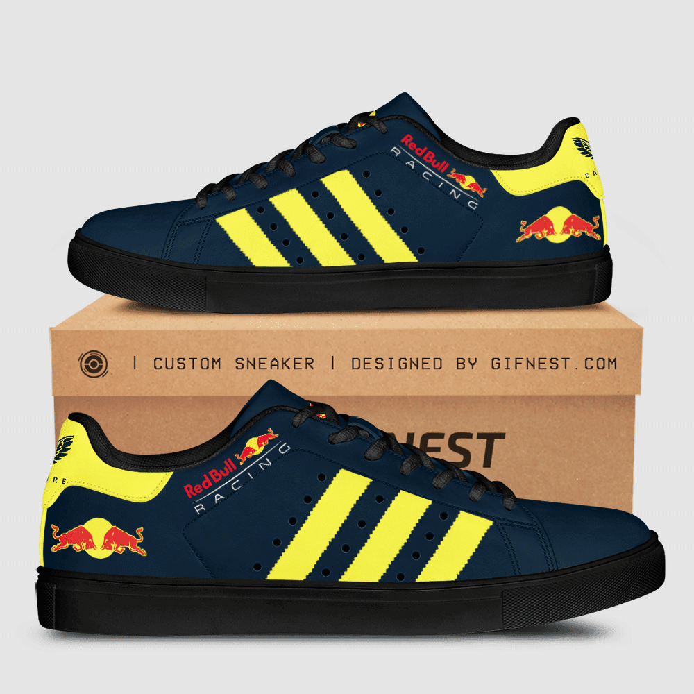 Ideafootwear Red Bull Racing Skate Stan Shoes Sneakes For Men And Women 20