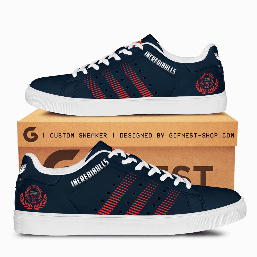 Ideafootwear Red Bull Racing Skate Stan Shoes Sneakes For Men And Women 11