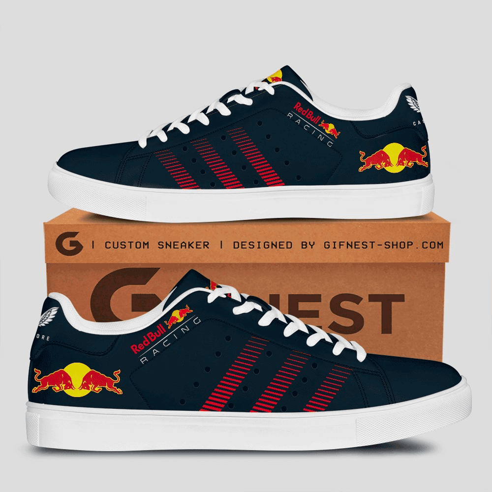 Ideafootwear Red Bull Racing Skate Stan Shoes Sneakes For Men And Women 27