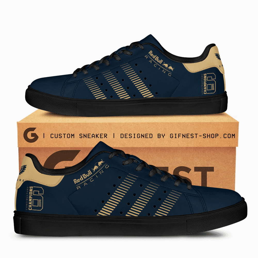 Ideafootwear Red Bull Racing Skate Stan Shoes Sneakes For Men And Women 6