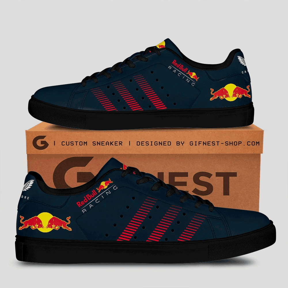 Ideafootwear Red Bull Racing Skate Stan Shoes Sneakes For Men And Women 27