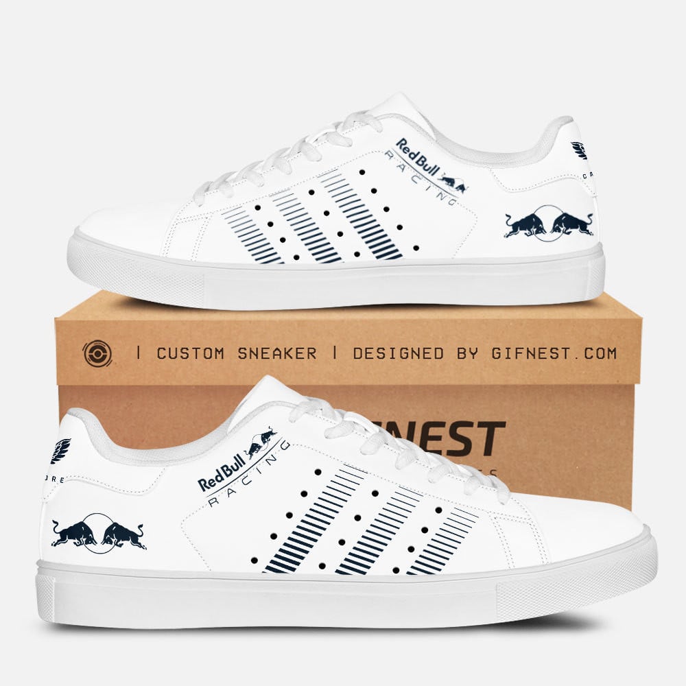 Ideafootwear Red Bull Racing Skate Stan Shoes Sneakes For Men And Women 9