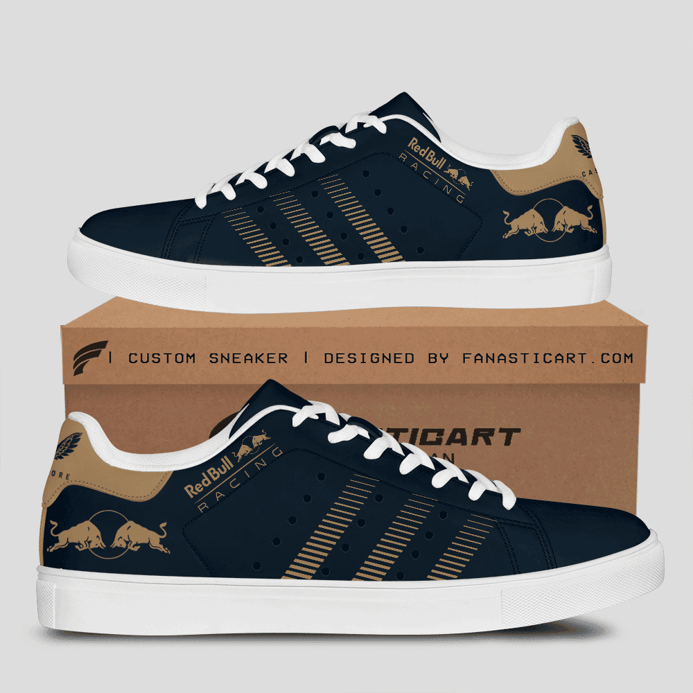 Ideafootwear Red Bull Racing Skate Stan Shoes Sneakes For Men And Women 24