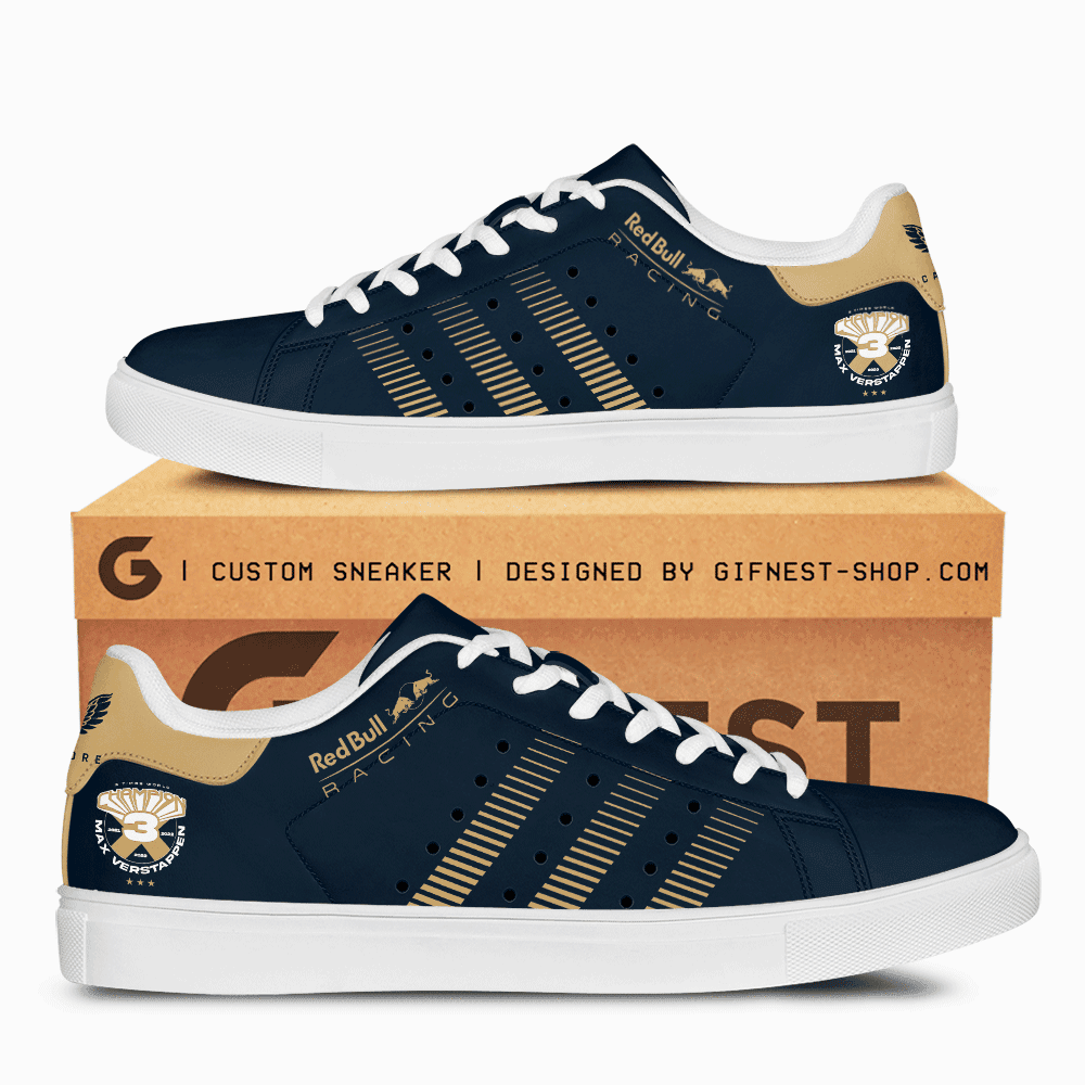 Ideafootwear Red Bull Racing Skate Stan Shoes Sneakes For Men And Women 15