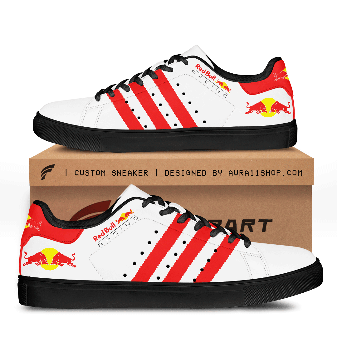 Ideafootwear Red Bull Racing Skate Stan Shoes Sneakes For Men And Women 25