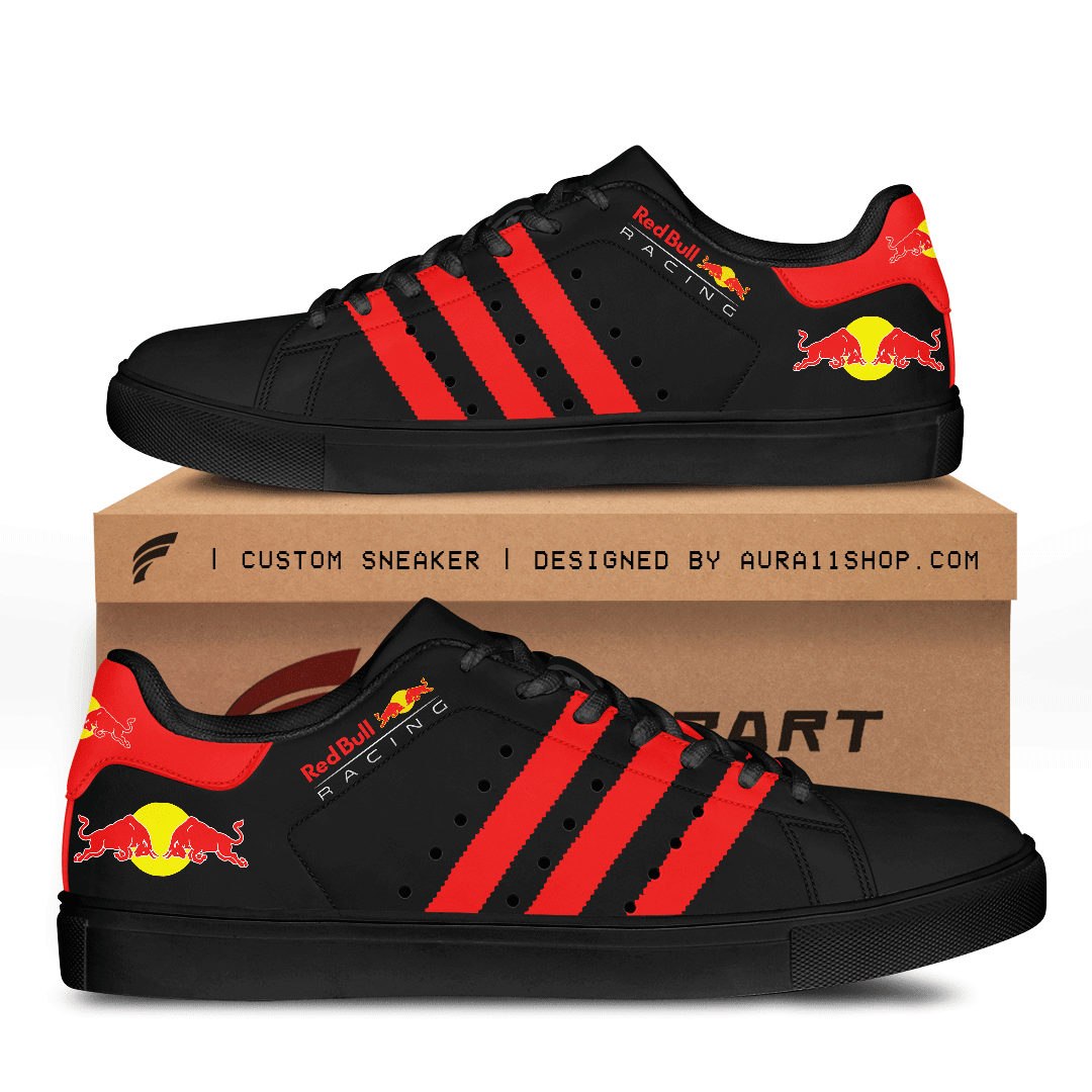 Ideafootwear Red Bull Racing Skate Stan Shoes Sneakes For Men And Women 21