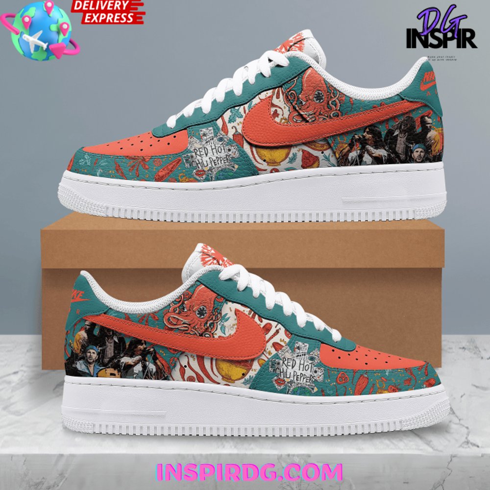 Ideafootwear Red Hot Chili Peppers Air Low-Top Sneakers Shoes For Men And Women 1