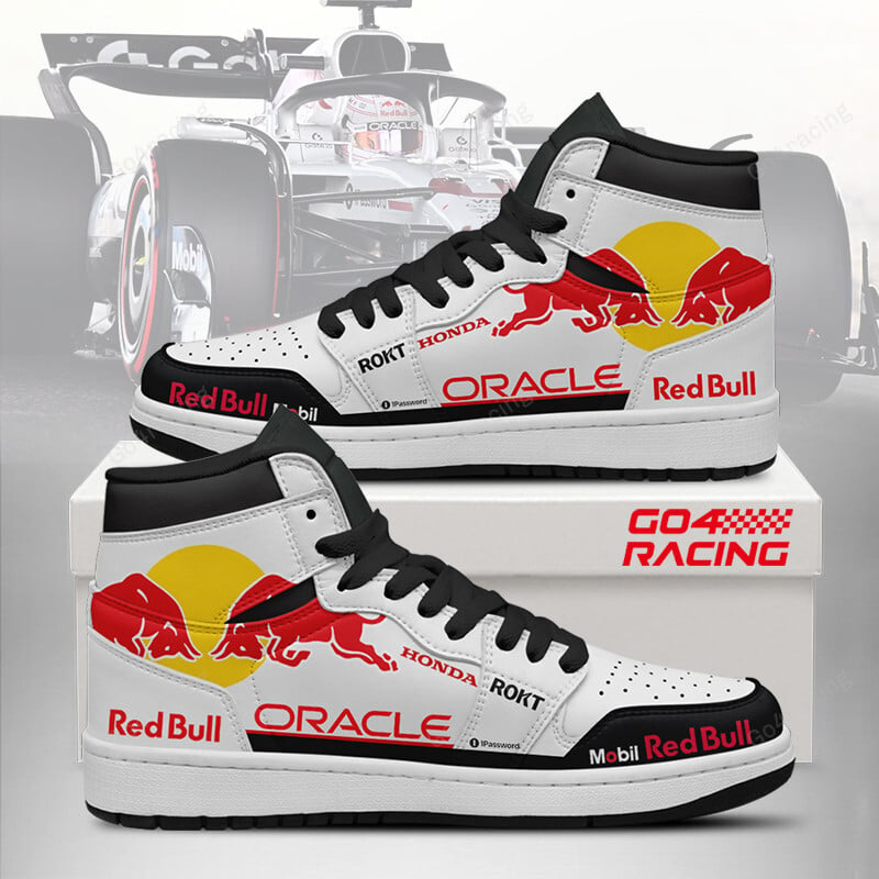 Ideafootwear Redbull Formula AJ1 High Sneakers Shoes For Men And Women 2
