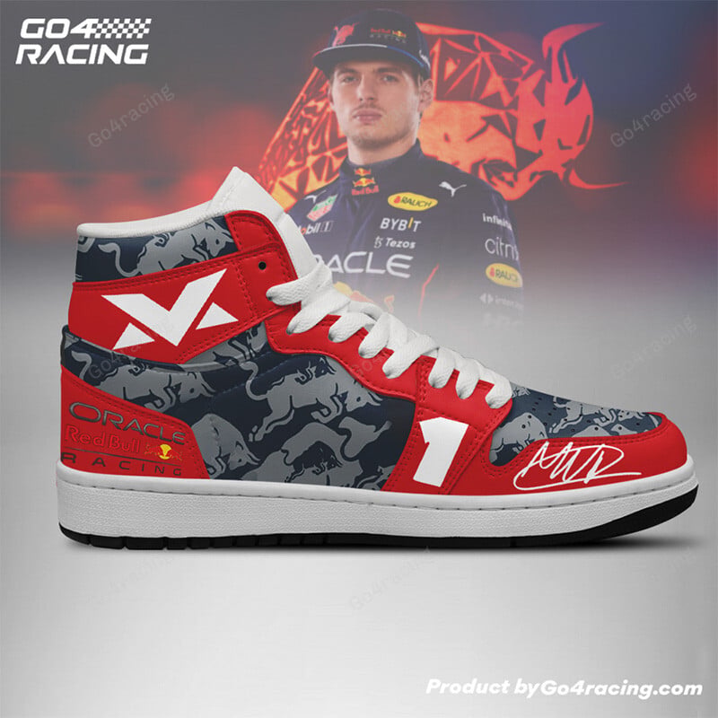 Ideafootwear Redbull Formula V2 AJ1 High Sneakers Shoes For Men And Women 1
