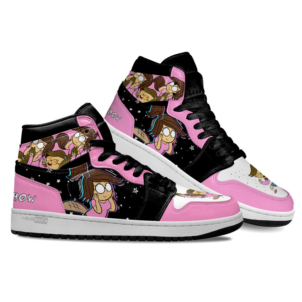 Ideafootwear Regular Show Eileen Roberts AJ1 High Sneakers Shoes For Men And Women 1