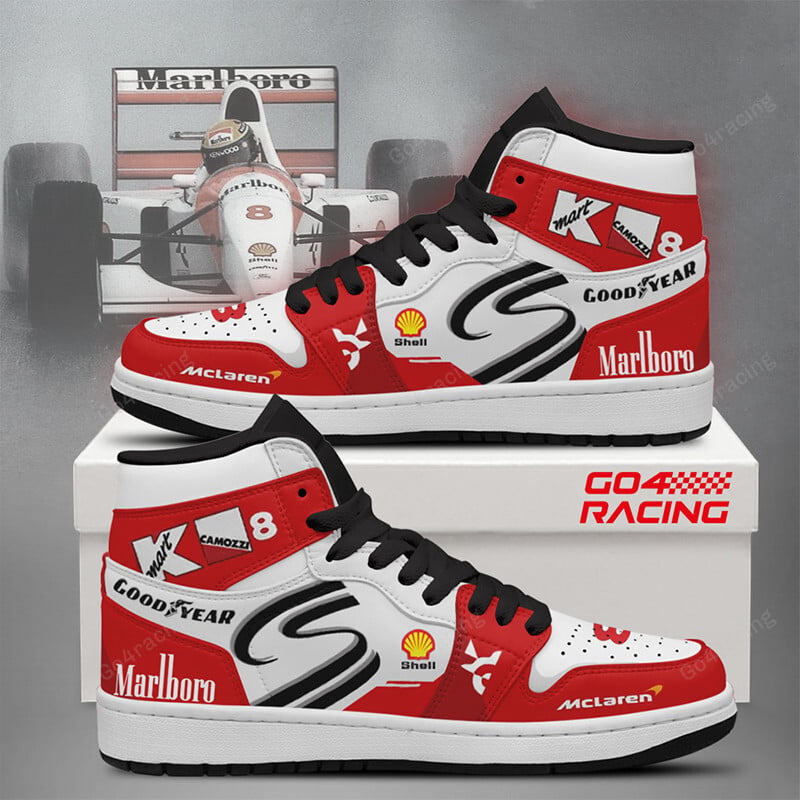 Ideafootwear Renault Formula AJ1 High Sneakers Shoes For Men And Women 2
