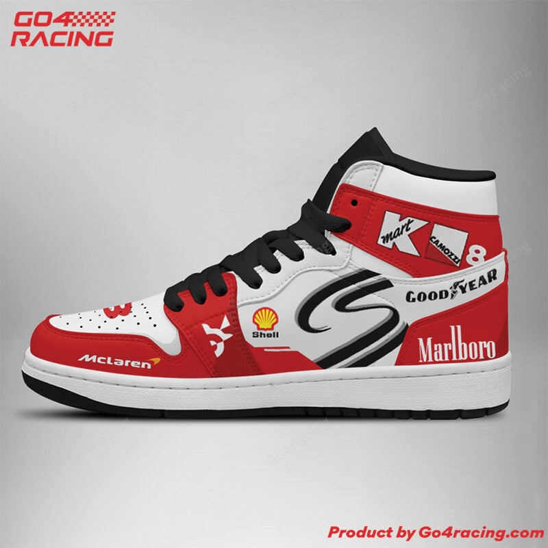 Ideafootwear Renault Formula AJ1 High Sneakers Shoes For Men And Women 2