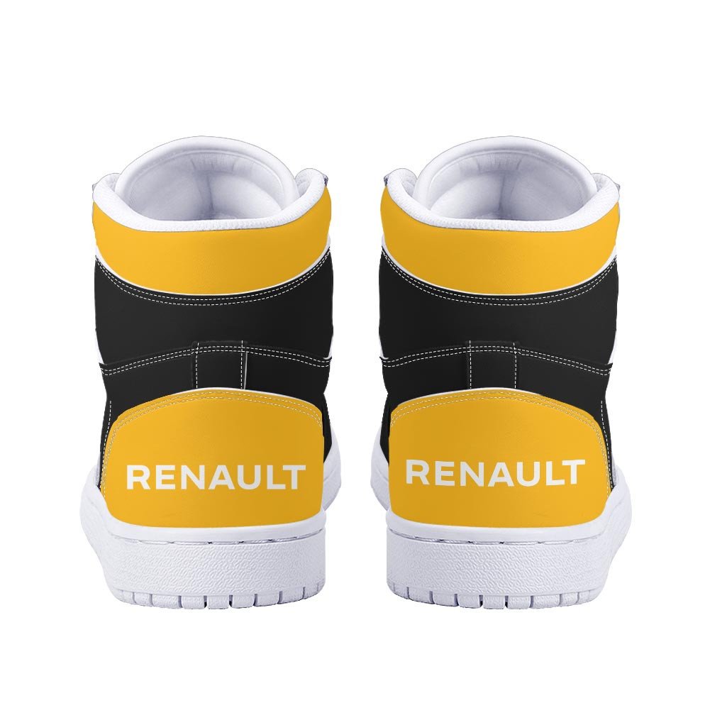 Ideafootwear Renault Trucks AJ1 High Sneakers Shoes For Men And Women 1