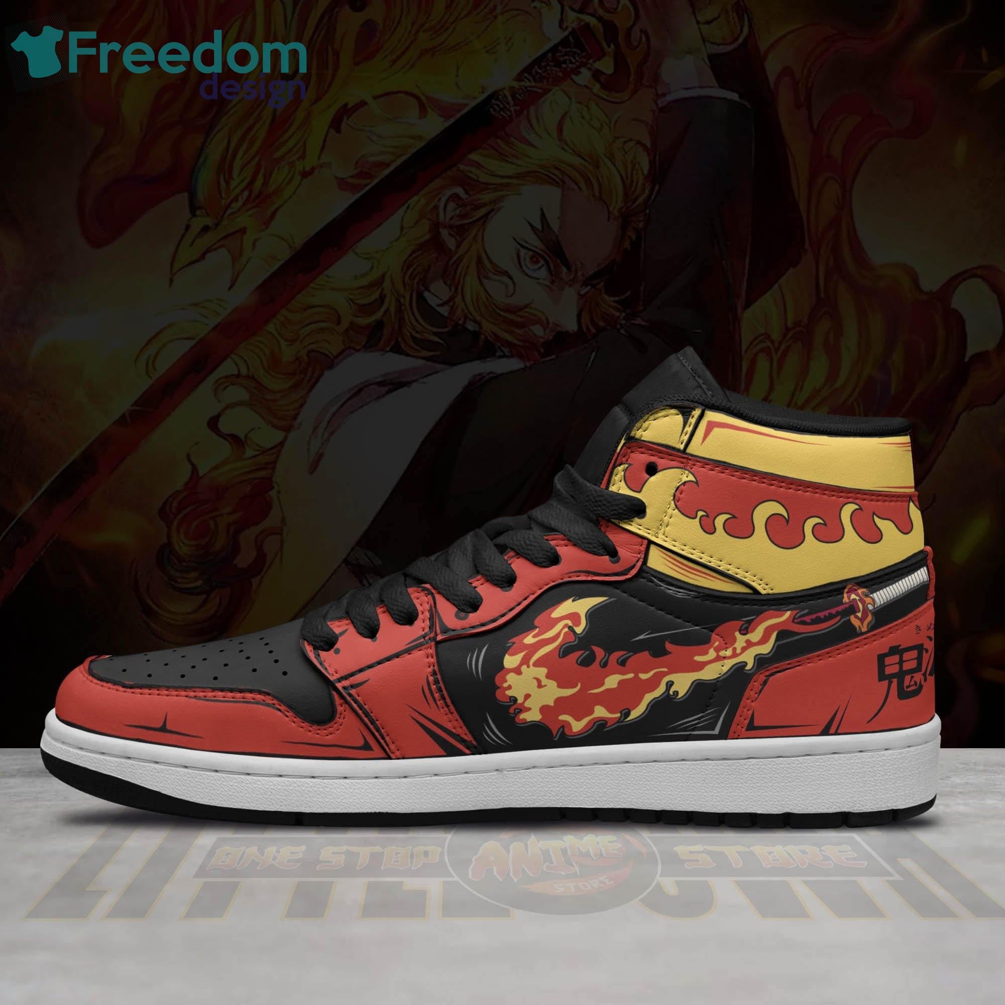 Ideafootwear Rengoku AJ1 High Sneakers Shoes For Men And Women 1