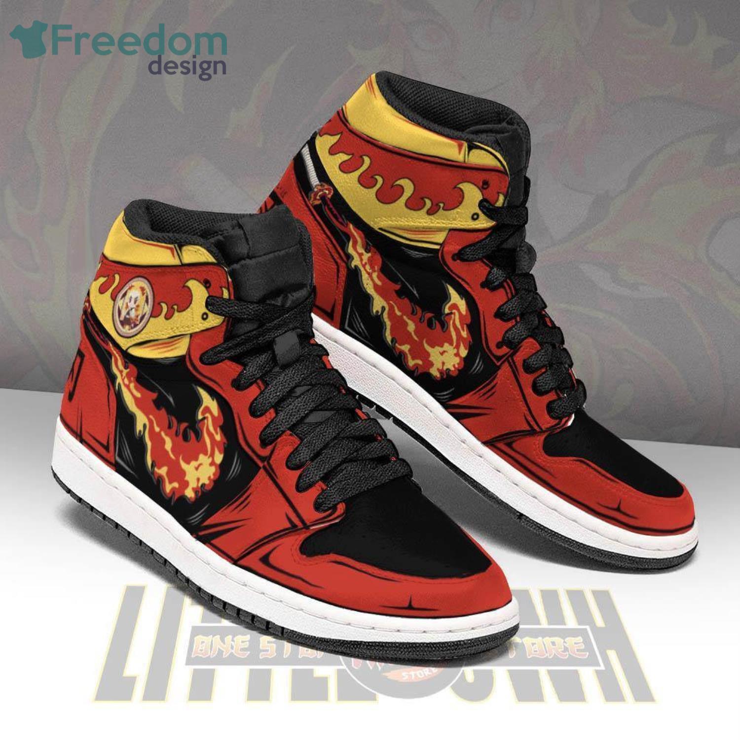 Ideafootwear Rengoku AJ1 High Sneakers Shoes For Men And Women 1