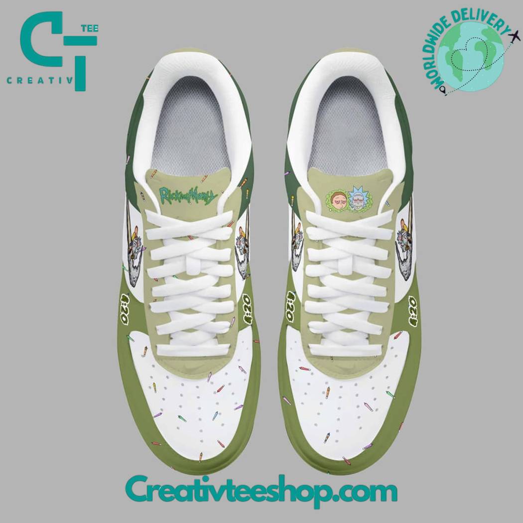 Ideafootwear Rick and Morty Air Low-Top Sneakers Shoes For Men And Women 6