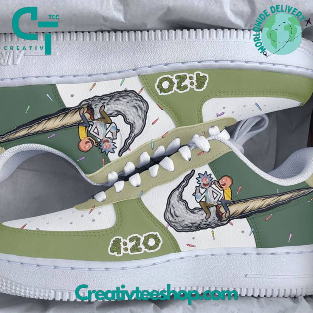 Ideafootwear Rick and Morty Air Low-Top Sneakers Shoes For Men And Women 6