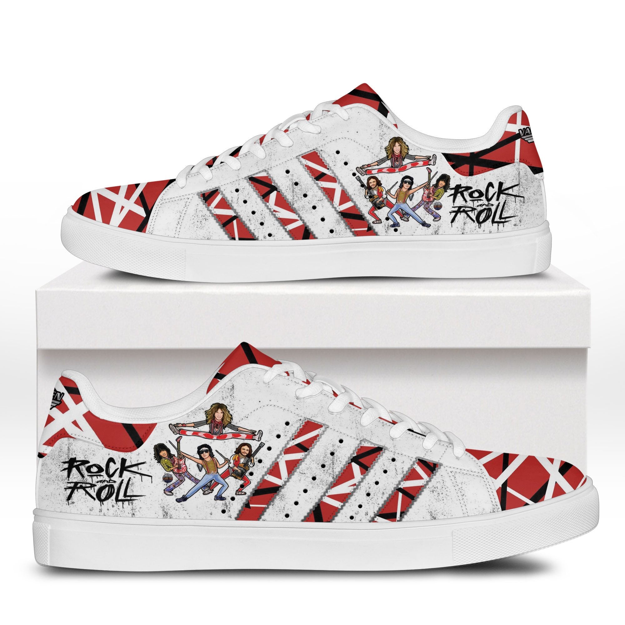 Ideafootwear Rock and Roll Skate Stan Shoes Sneakes For Men And Women 1