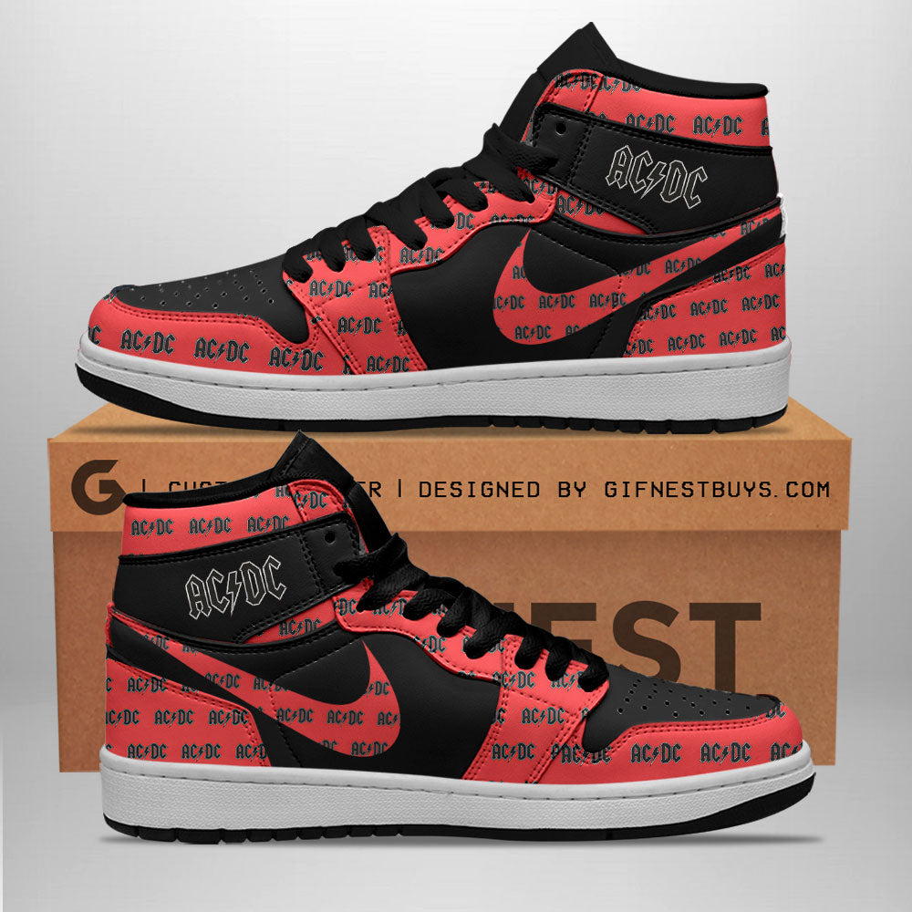Ideafootwear Rock Music AJ1 High Sneakers Shoes For Men And Women 2