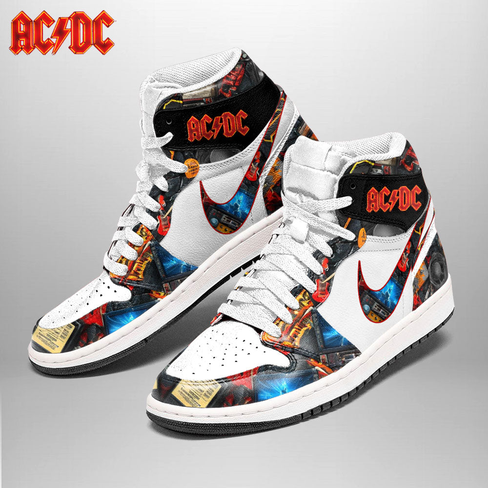 Ideafootwear Rock Music AJ1 High Sneakers Shoes For Men And Women 1