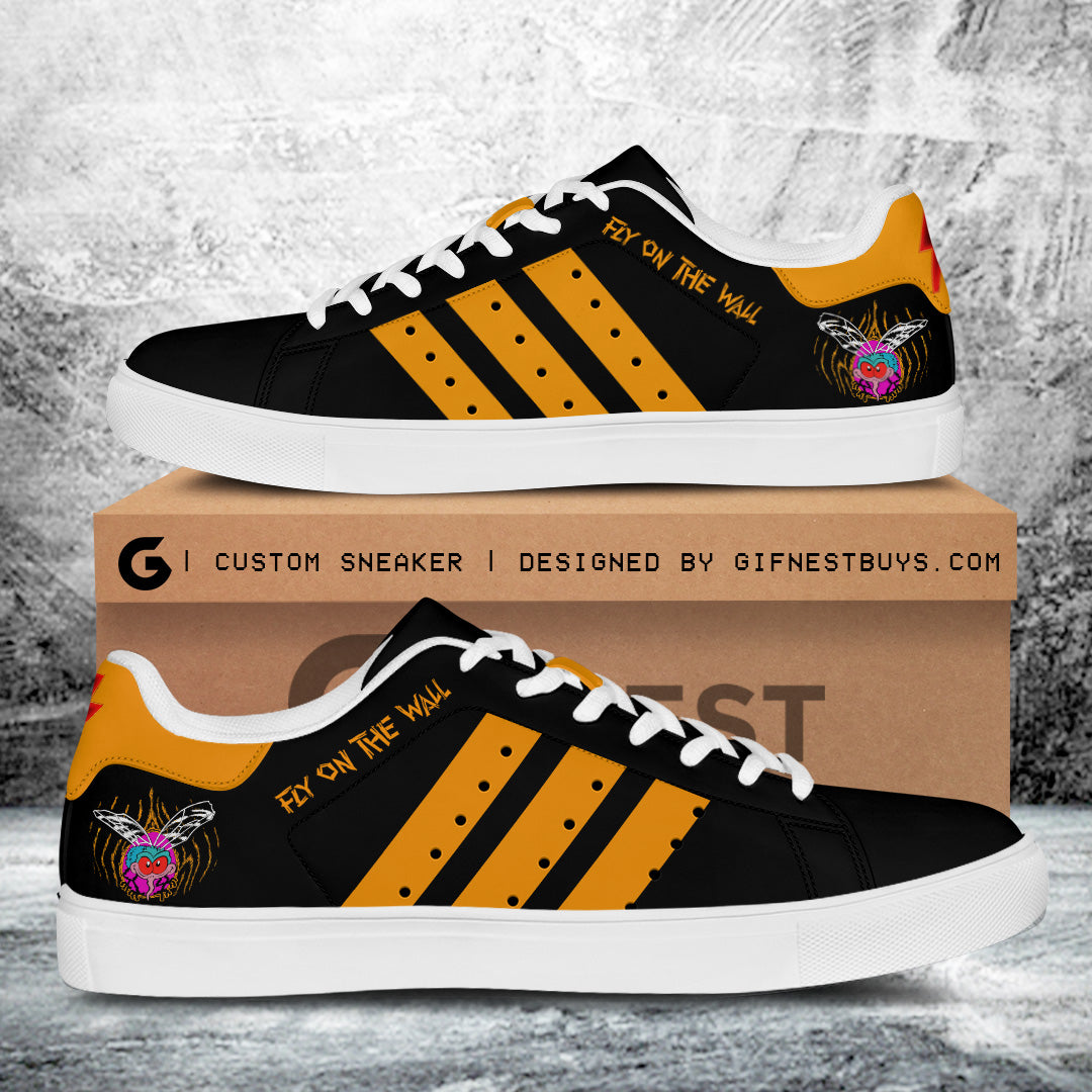 Ideafootwear Rock Music Skate Stan Shoes Sneakes For Men And Women 10