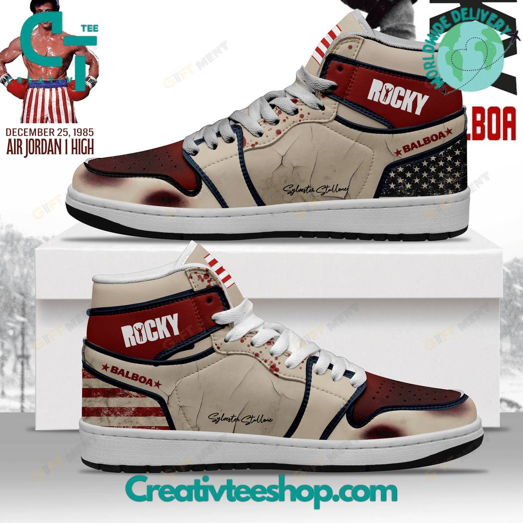 Ideafootwear Rocky Balboa AJ1 High Sneakers Shoes For Men And Women 1