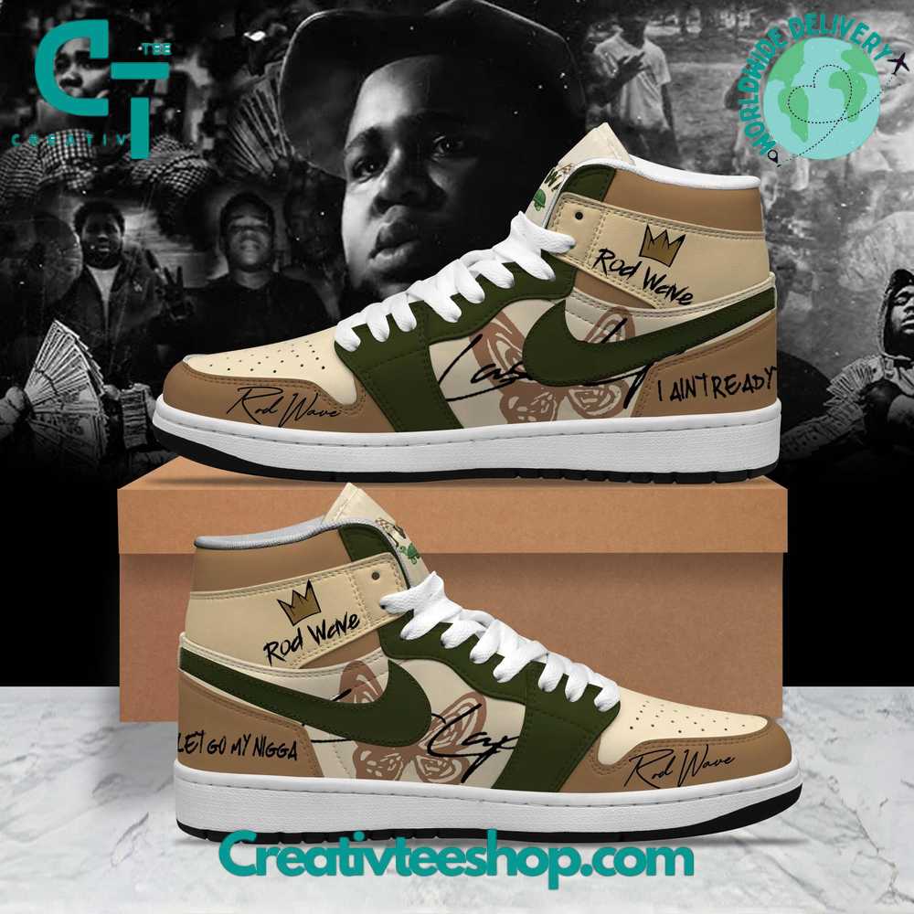 Ideafootwear Rod Wave AJ1 High Sneakers Shoes For Men And Women 3