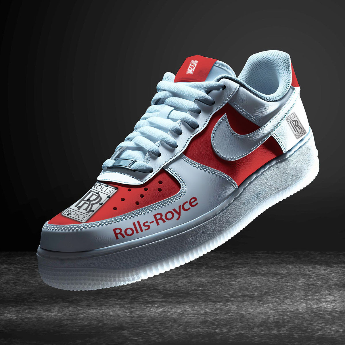 Ideafootwear Rolls Royce Air Low-Top Sneakers Shoes For Men And Women 2