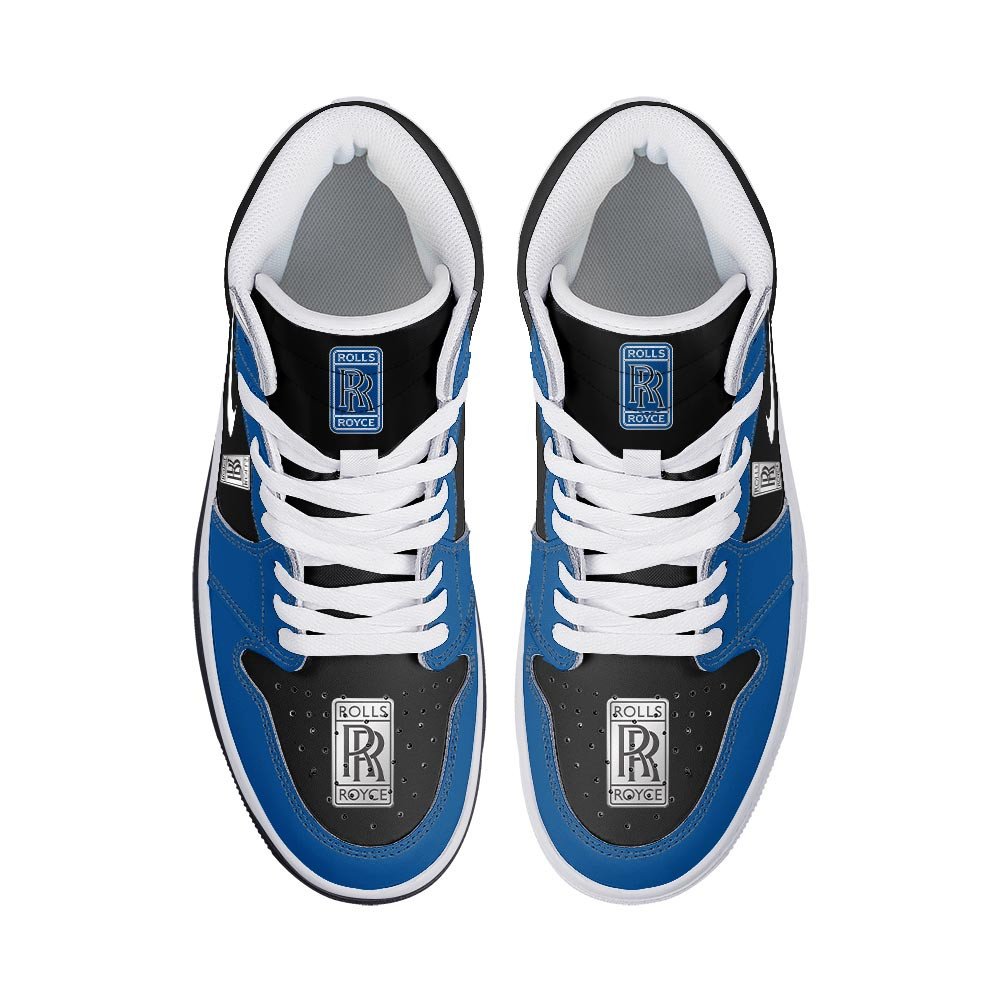 Ideafootwear Rolls Royce AJ1 High Sneakers Shoes For Men And Women 1