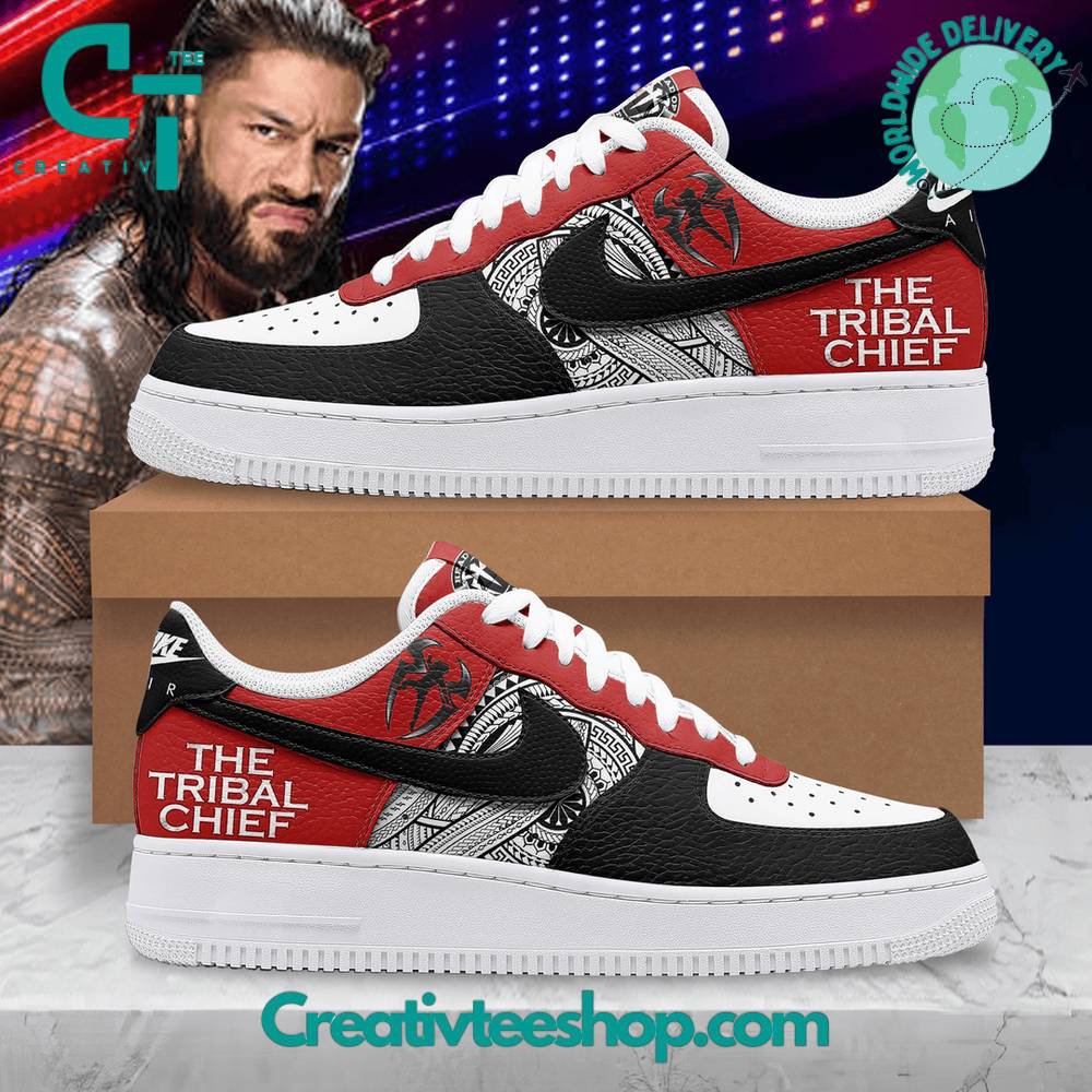 Ideafootwear Roman Reigns Air Low-Top Sneakers Shoes For Men And Women 4