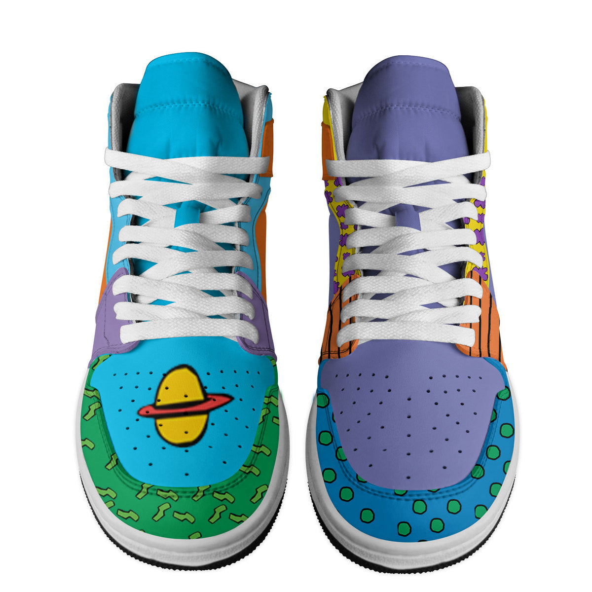 Ideafootwear Rugrats AJ1 High Sneakers Shoes For Men And Women 1