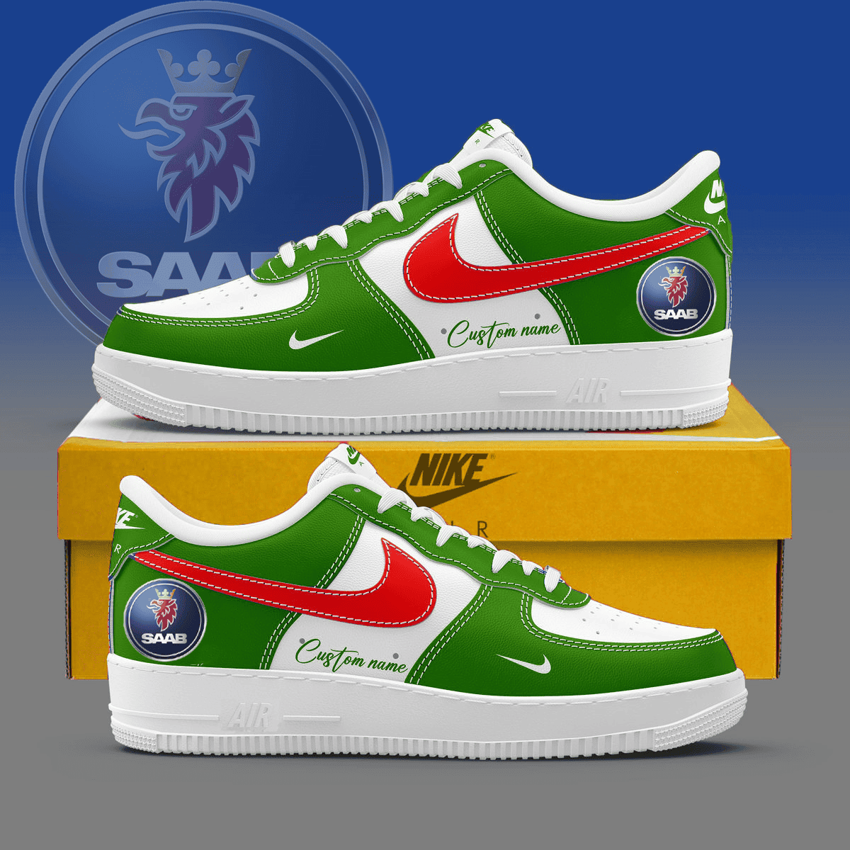 Ideafootwear Saab AB Air Low-Top Sneakers Shoes For Men And Women 5
