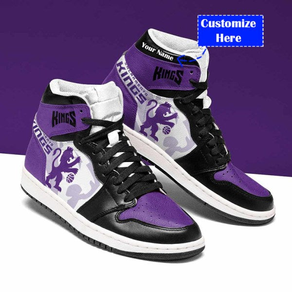 Ideafootwear Sacramento Kings NBA AJ1 High Sneakers Shoes For Men And Women 7