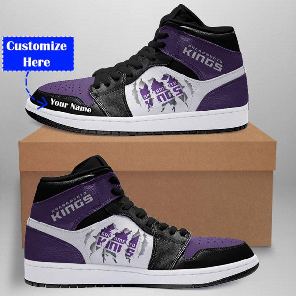 Ideafootwear Sacramento Kings NBA AJ1 High Sneakers Shoes For Men And Women 6