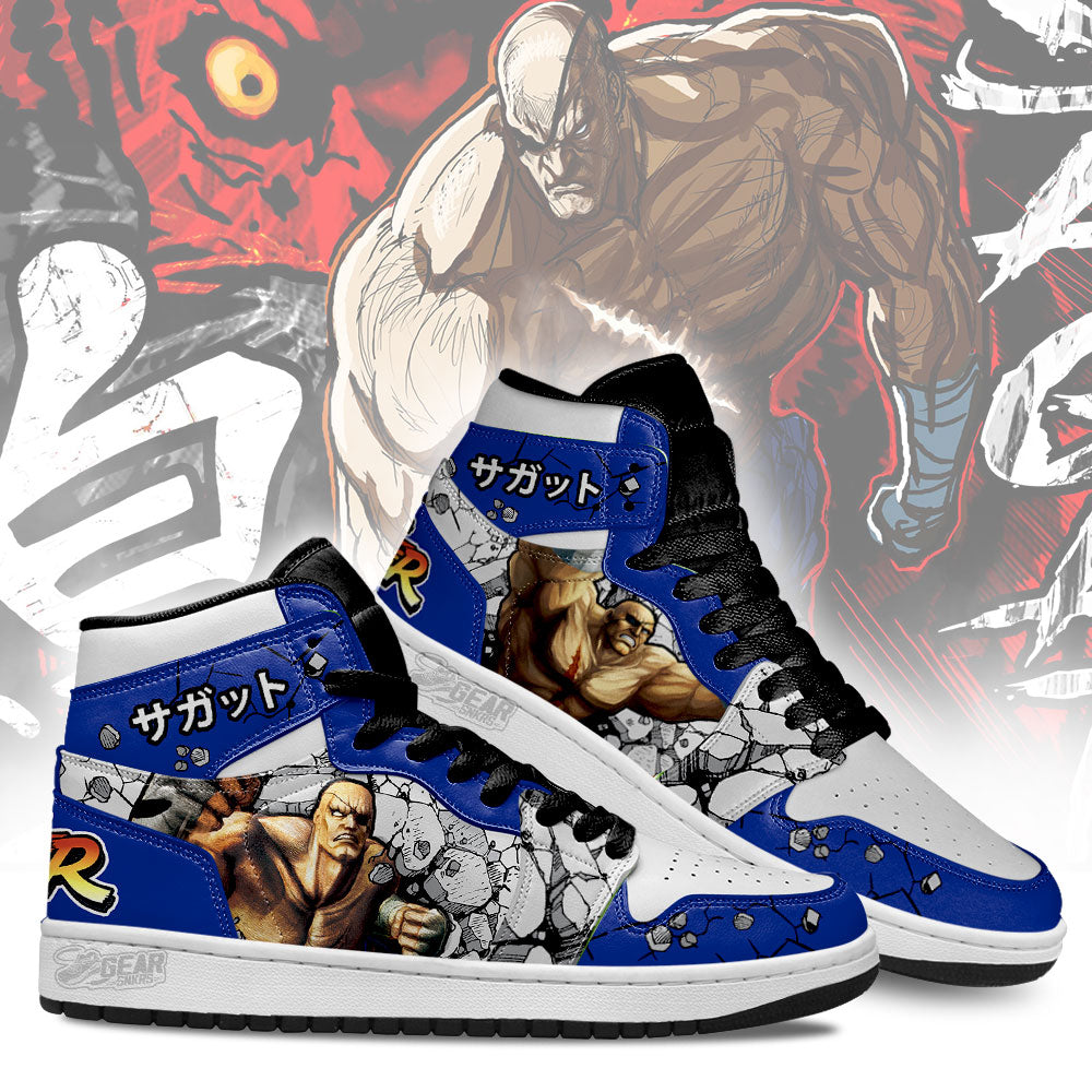 Ideafootwear Sagat Gameboy AJ1 High Sneakers Shoes For Men And Women 1