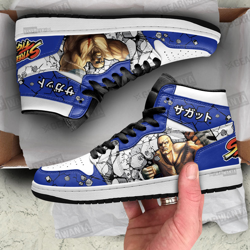 Ideafootwear Sagat Gameboy AJ1 High Sneakers Shoes For Men And Women 1