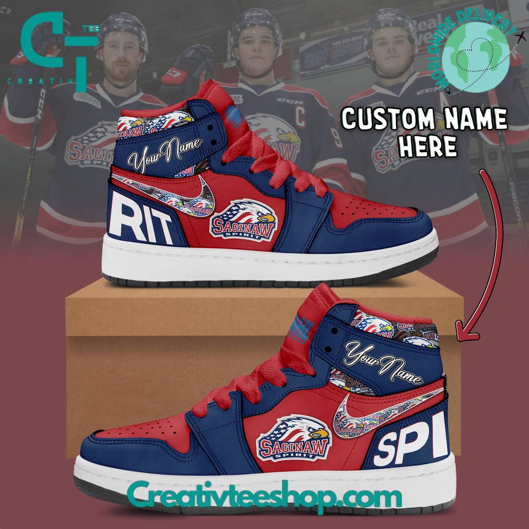 Ideafootwear Saginaw Spirit AJ1 High Sneakers Shoes For Men And Women 1